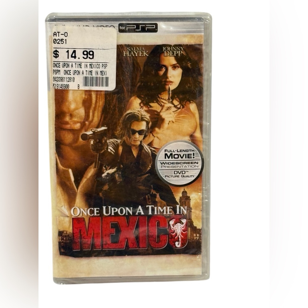 NEW Once Upon a Time in Mexico DVD for PSP